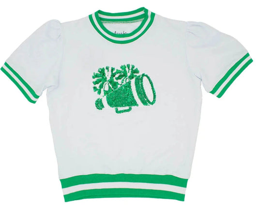 Green Megaphone Top
