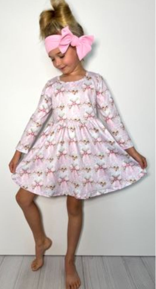 Blushing Santa Girls Dress