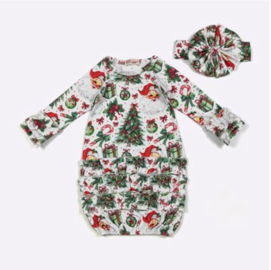 Jolly St. Nicolas Baby Gown