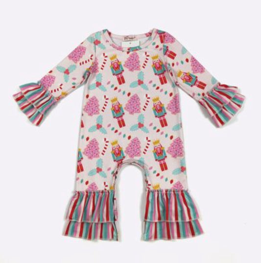 Sugar Plum Nutcracker Baby Romper
