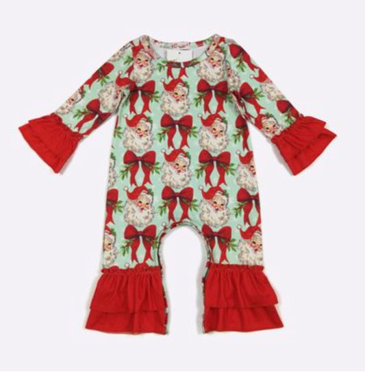 Aqua St Nick Baby Romper