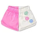 Made You Smile Color Block Plush Shorts