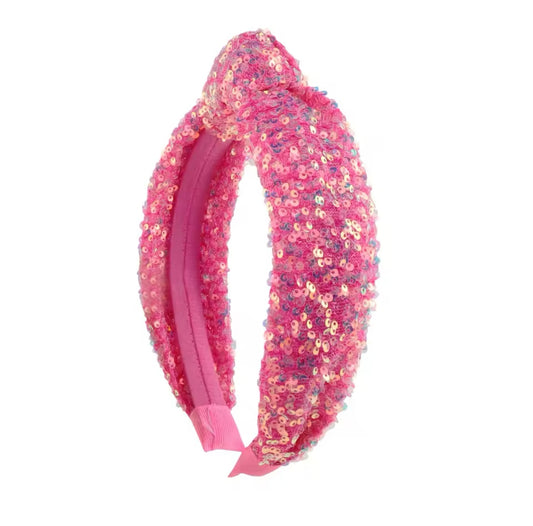 Pink Sequin Glinda Headband