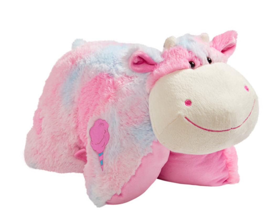 Cotton Candy Cow Pillow Pet