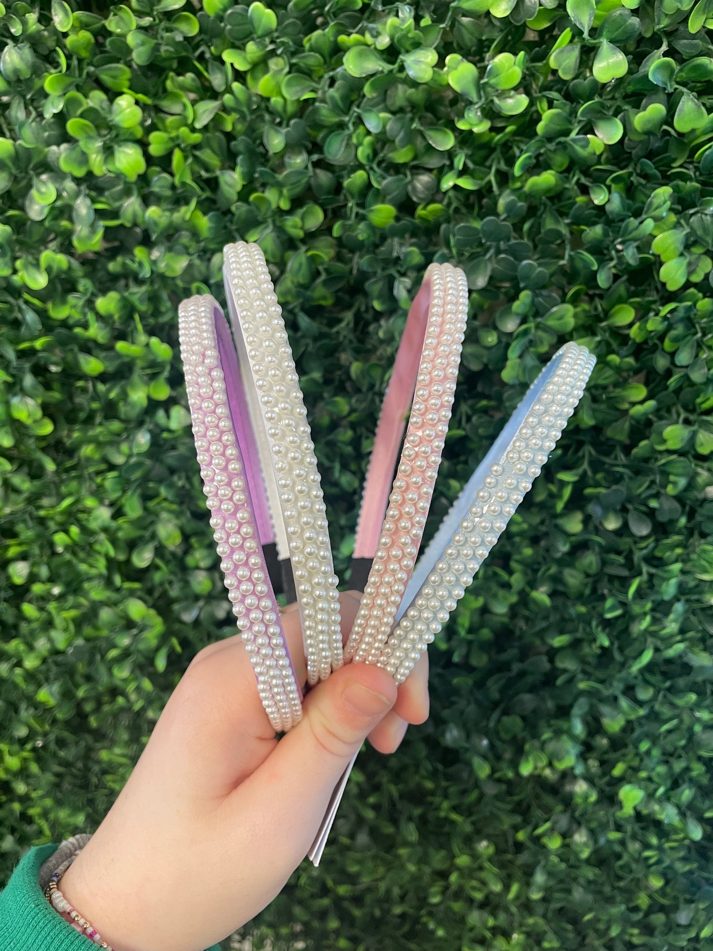 Sugar Pop Pearl Dots. Headband