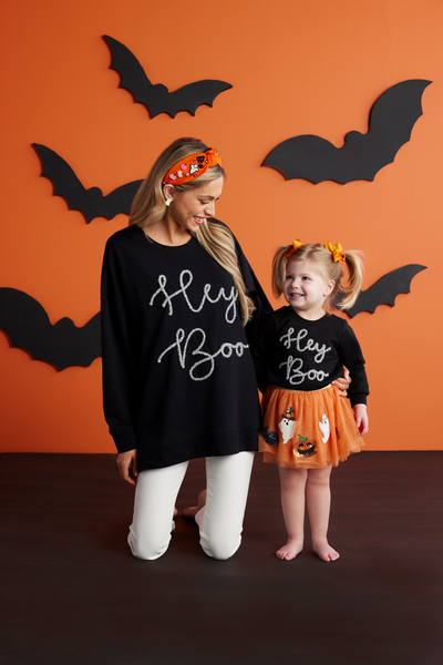 Hey Boo Toddler Sweatshirt