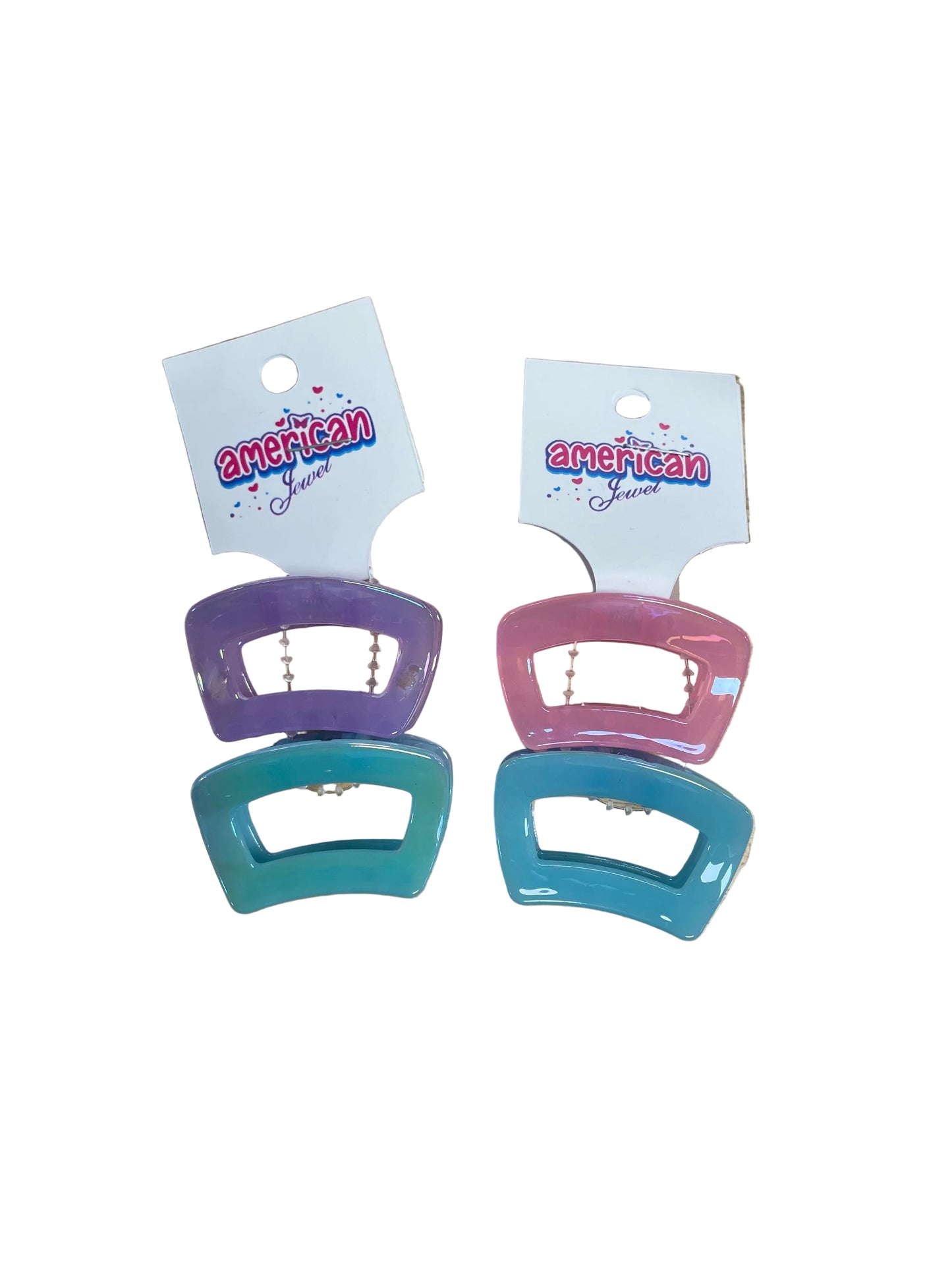 Assorted Lil Square Claw Clips