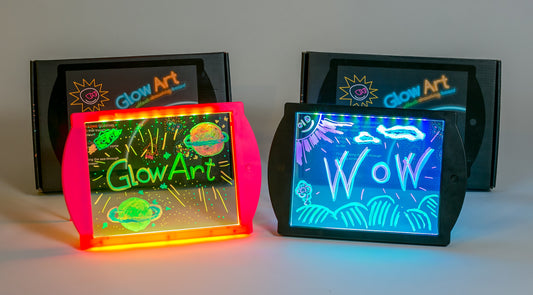 Glow Art Drawing Board - Pink Or Black