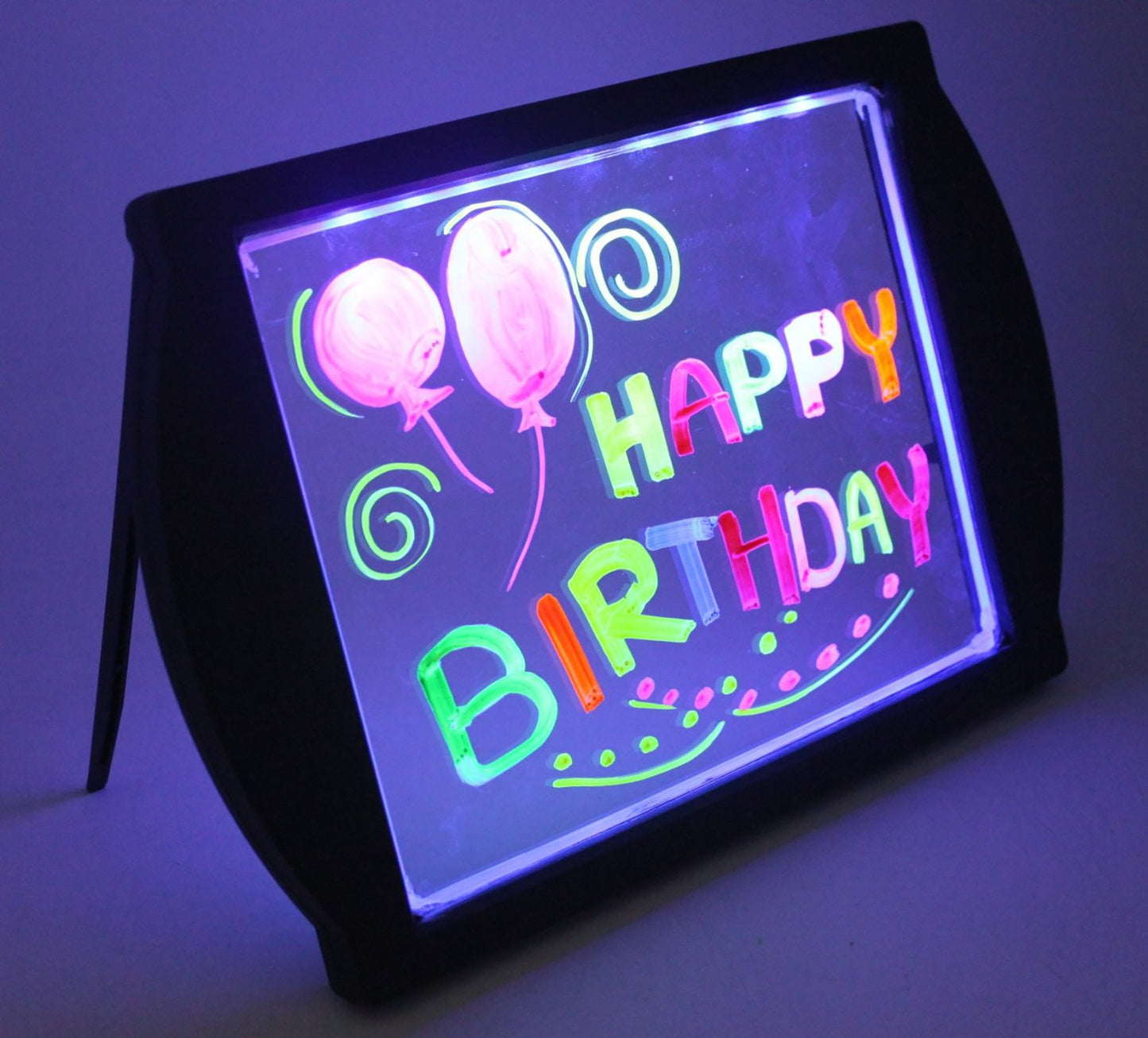 Glow Art Drawing Board - Pink Or Black