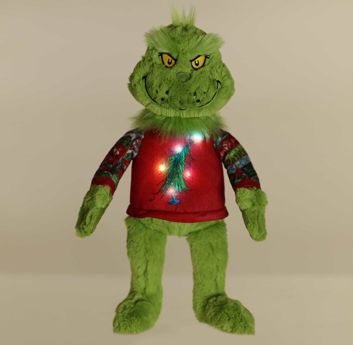 16" Ugly Sweater Light-Up Grinch
