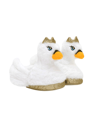 Swan Princess Light-Up Slippers