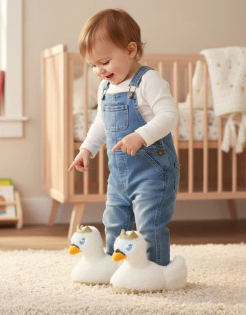 Swan Princess Light-Up Slippers