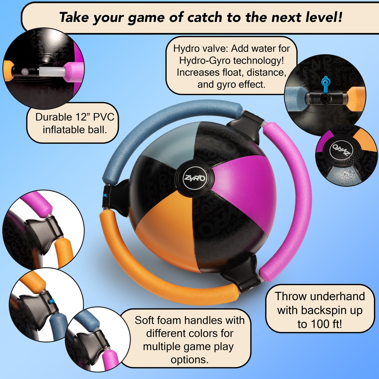 Zyro - the Easiest Ball To Throw and Catch!