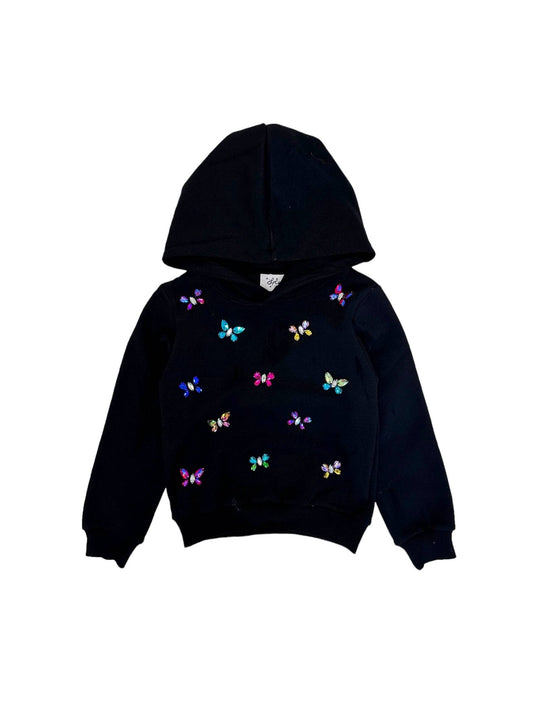 Black Gem Butterfly Hoodie