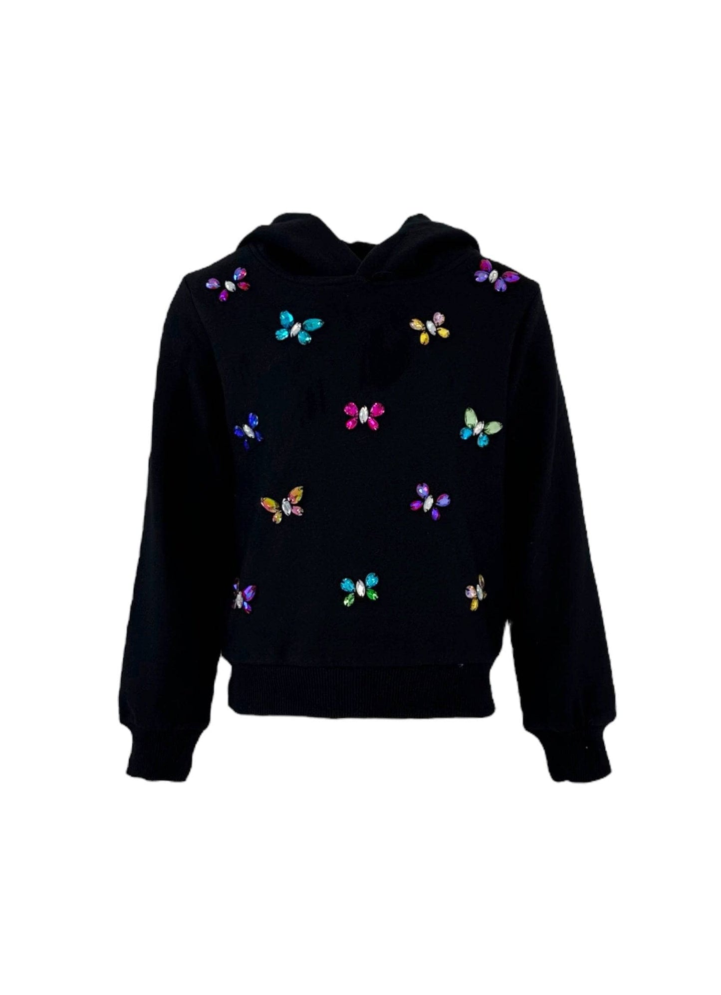 Black Gem Butterfly Hoodie