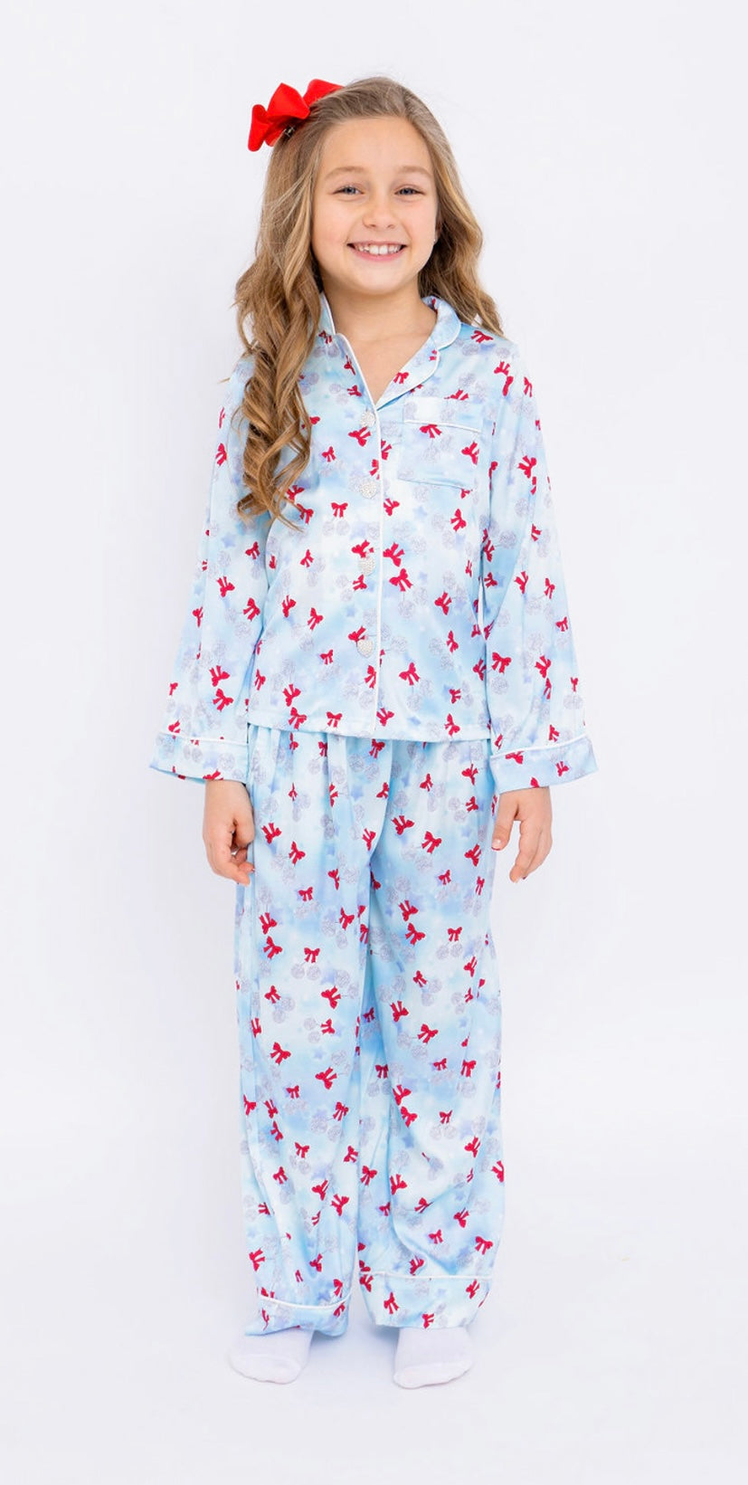 Disco Cherries Satin Pajama Set
