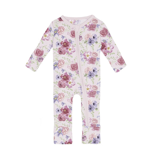 Bamboo Convertible Coverall - Shrinking Violet Dreamy Floral