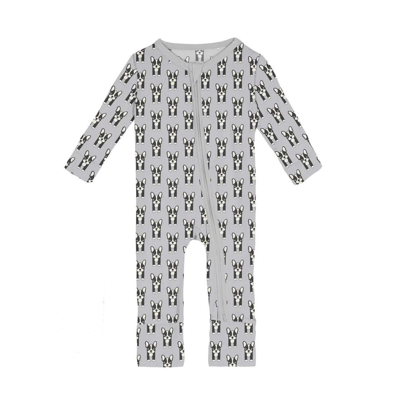 Bamboo Convertible Coverall - Dove Bulldogs