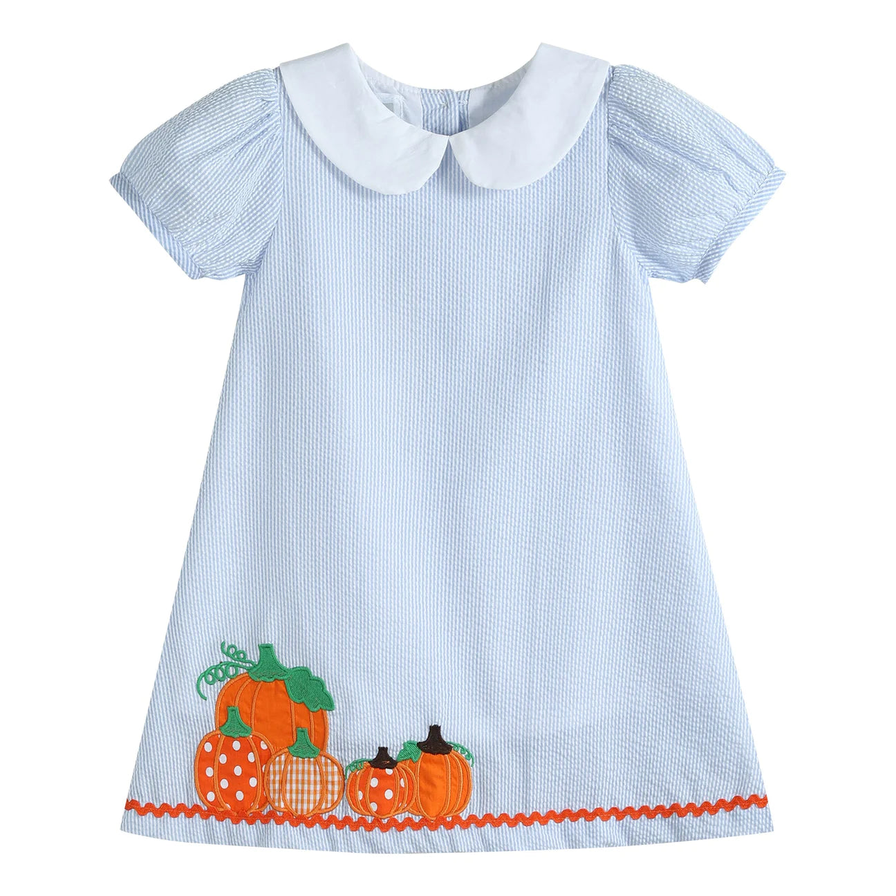 Seersucker Pumpkin Dress