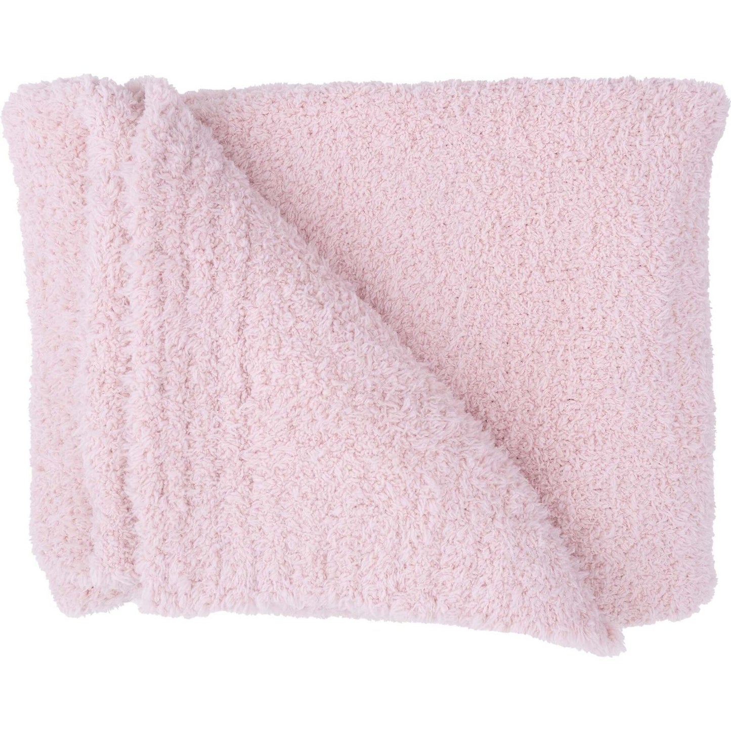 Blush Chenille Stroller Blanket 30X40
