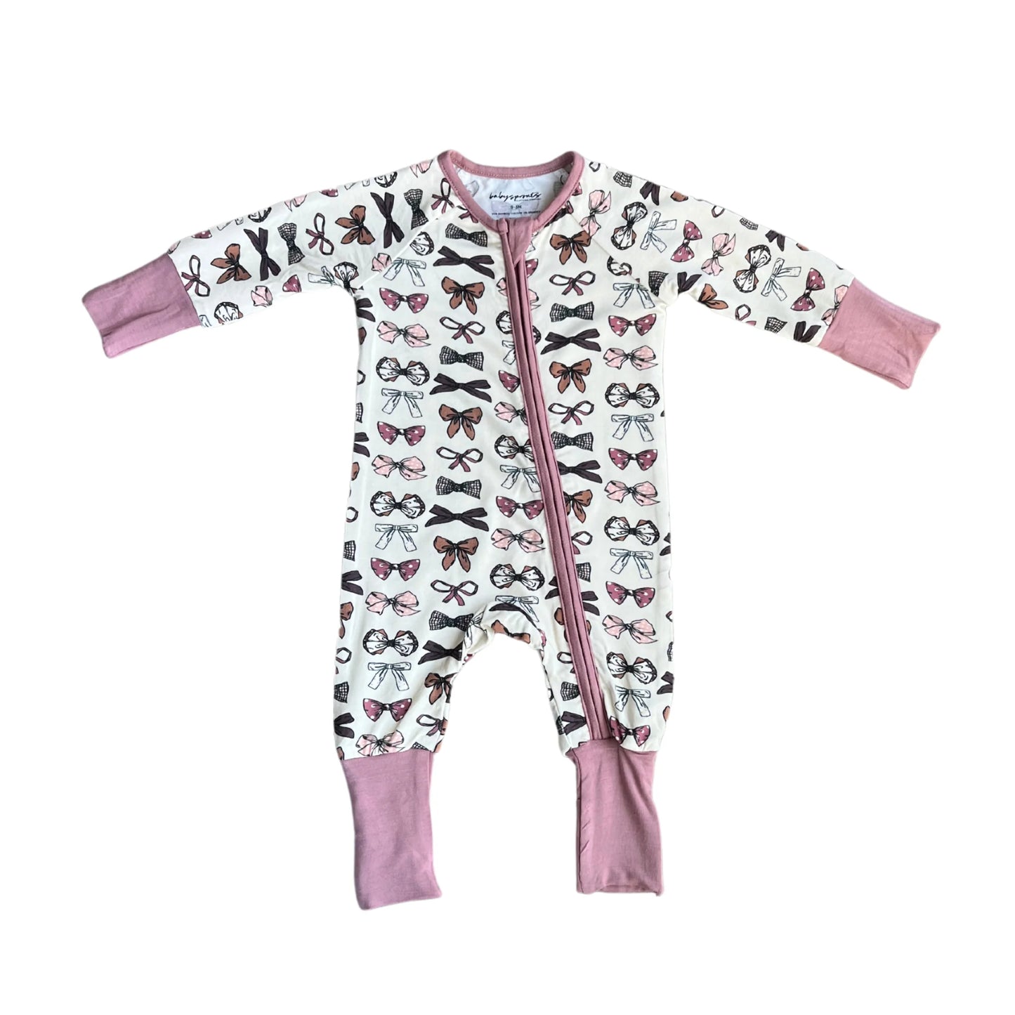Bows Footless Romper