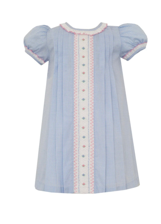 Alexandra Blue Gingham Float Dress