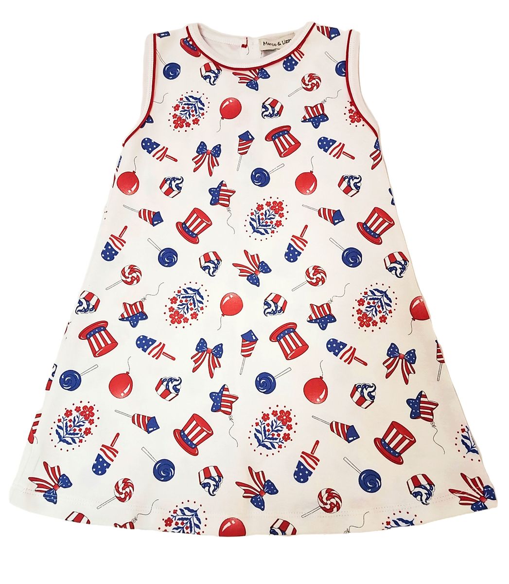 Patriotic A Line Dress