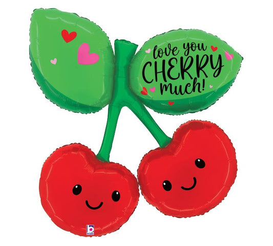 37" PKG LOVE YOU CHERRY MUCH SHAPE