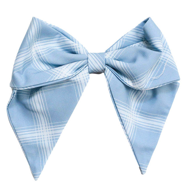 Dusty Plaid Classic Bow