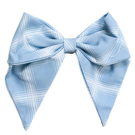 Dusty Plaid Classic Bow