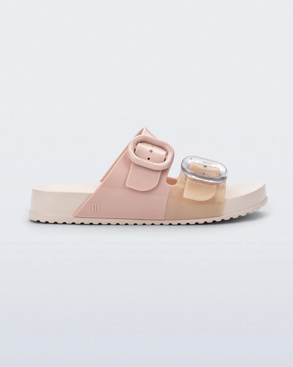 Pink/Beige Cozy Slide
