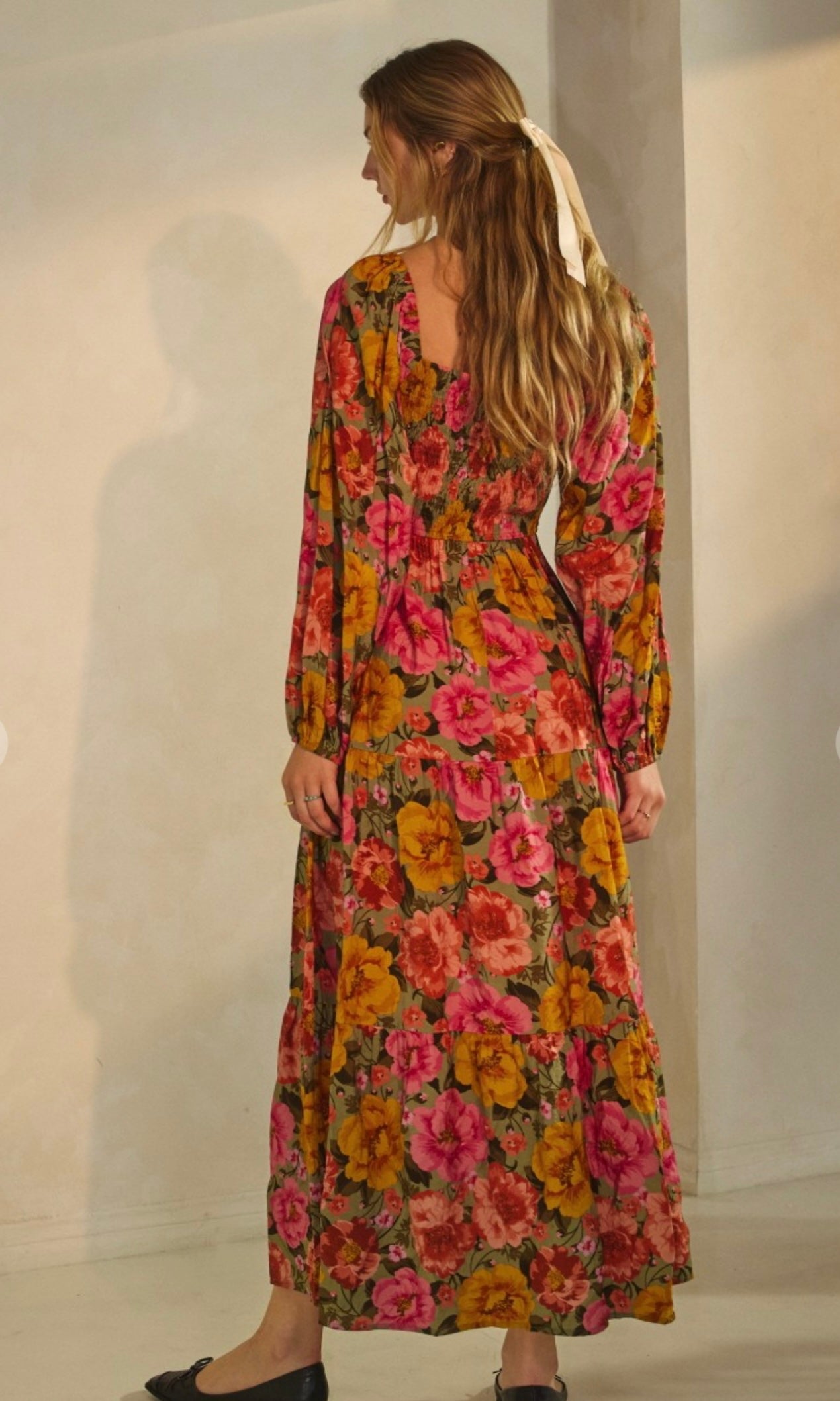 Bold Floral Maxi Dress