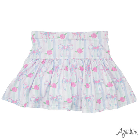 Water Color Bows Skort