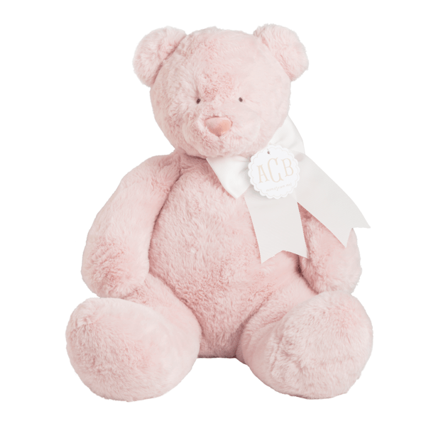 LARGE PINK MONOGRAM ME BEAR PLUSH PAL