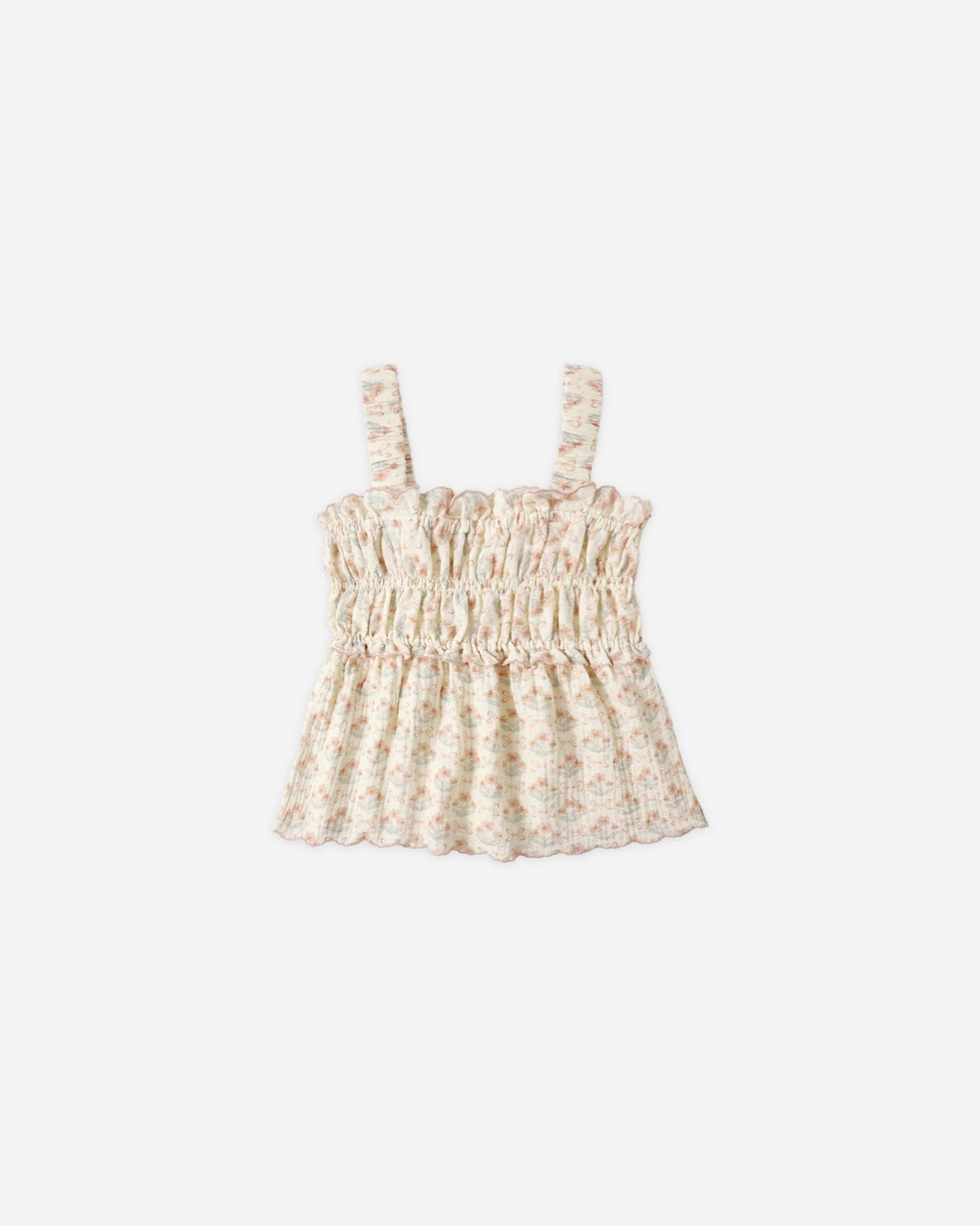 Smocked Tank Blossom
