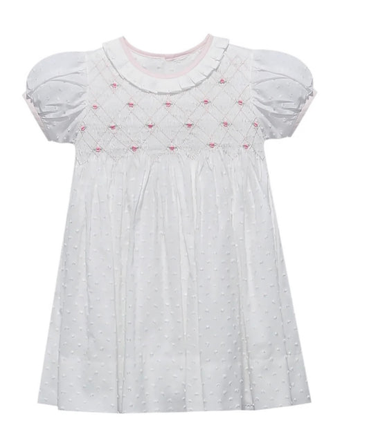 White Juliette Dress Darlin’ In Dots