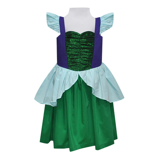 Green Princes Ariel Dress