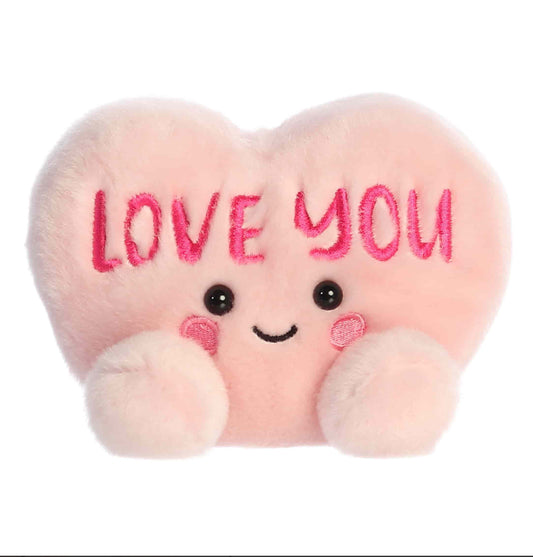 5" Love You Candy Heart Palm Pal
