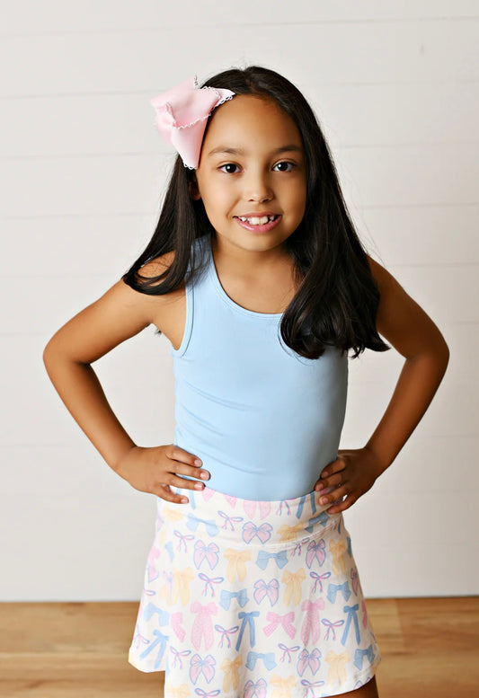 Spring Bows Tennis Skirt