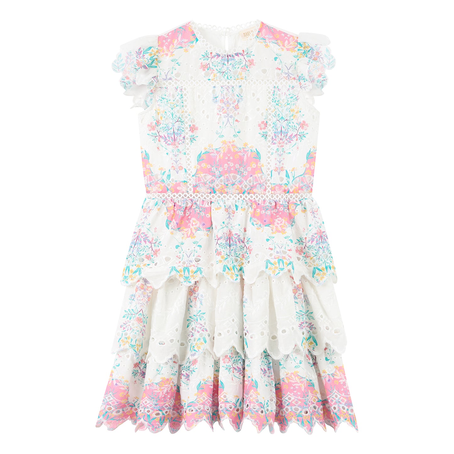 Gracie Embroidered Mini Dress