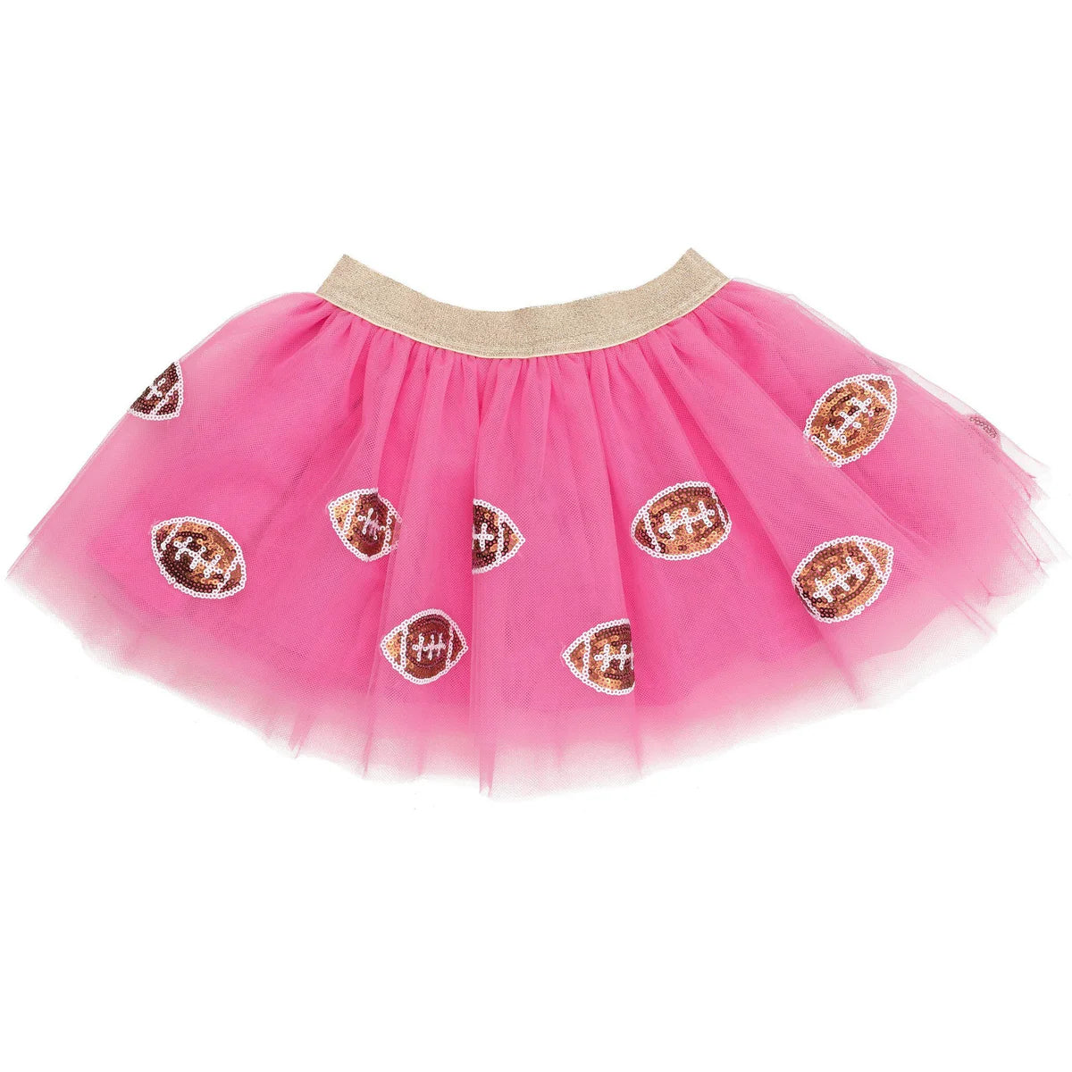 Footballs Pink Tutu Skirt