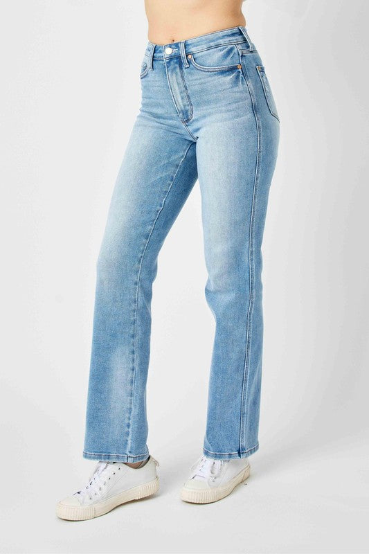 High Waist Tummy Control Straight Jean