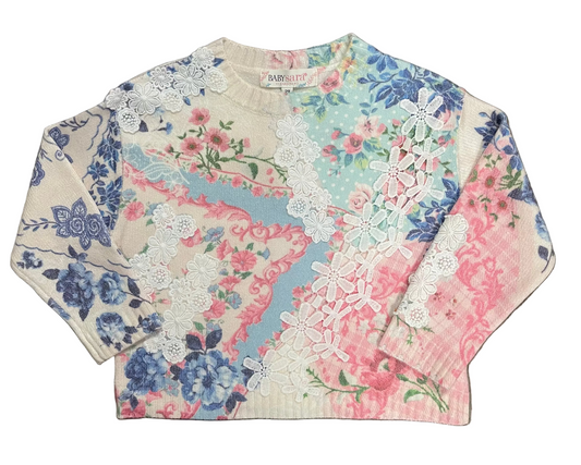 Handkerchief Ivory Sweater