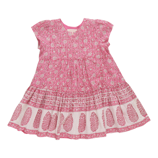 Hot Pink Garden Floral Dress