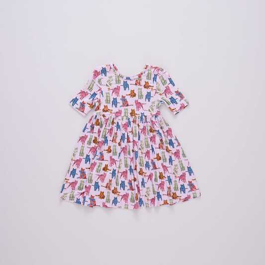 Tabby Cats Bamboo Steph Dress