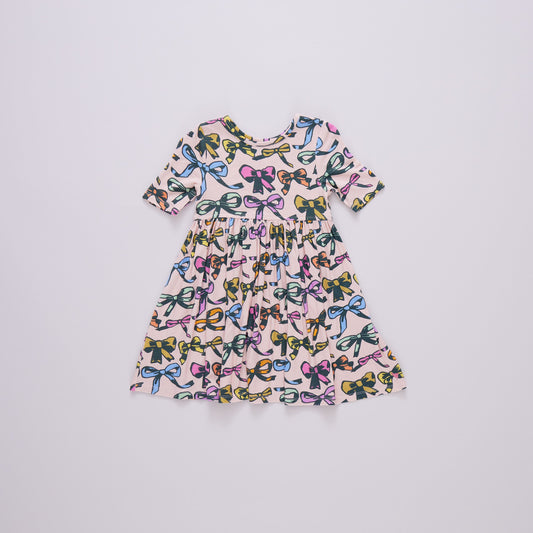 Multi Bows Bamboo Steph Dress