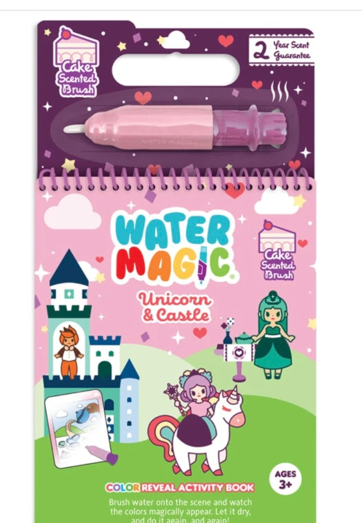 Water Magic Activity Set: Unicorn & Castle (Cake Scented)