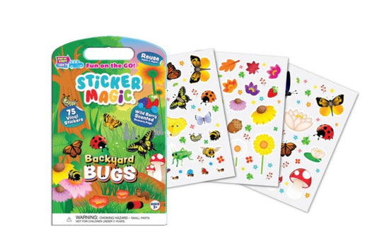 Sticker Magic - Backyard Bugs (Wild Berry)