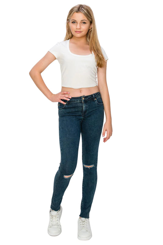Diane Skinny Jean w Fray Hem