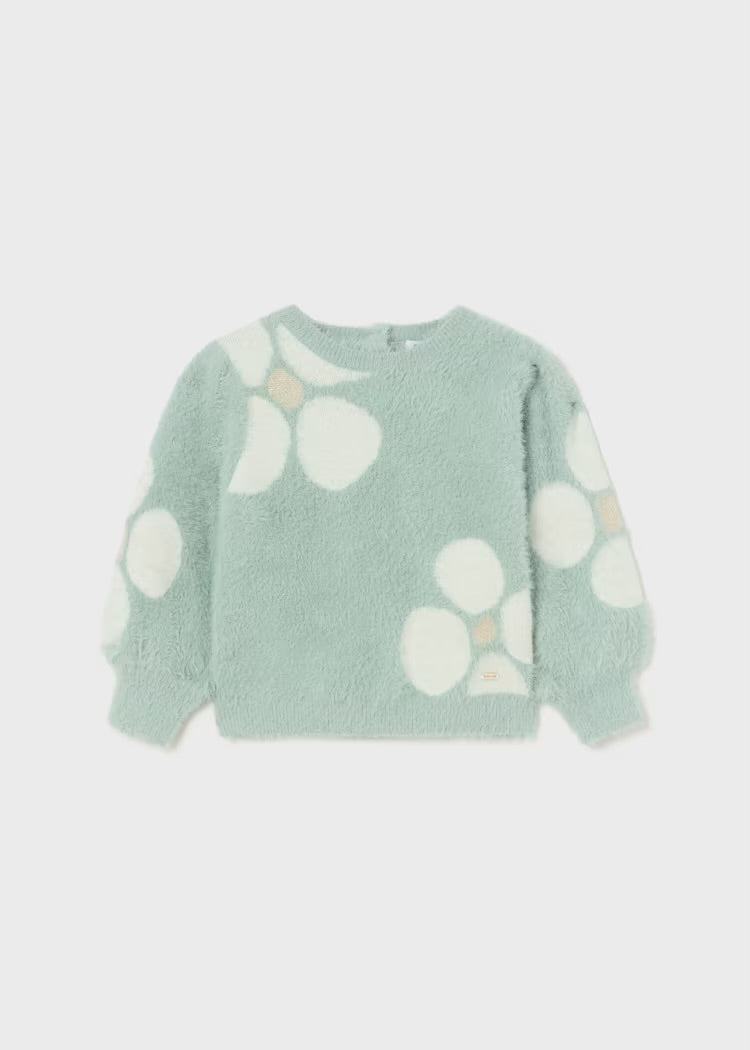 Flower Jacquard Sweater